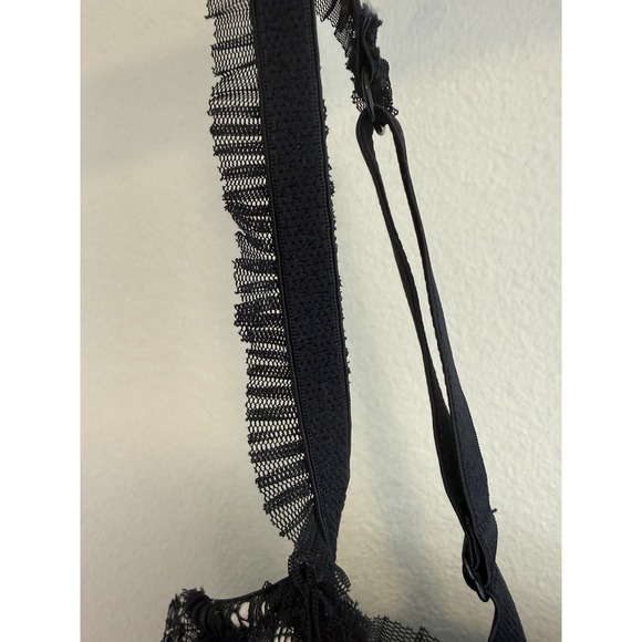 Y2K Victorias Secret Circa 2003/05 Black Lace Corset Style Bustier 36C - Picture 6 of 11